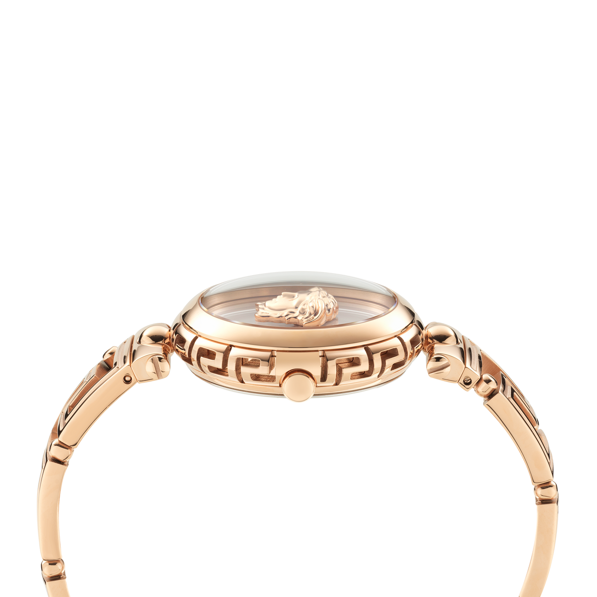 Versace Medusa Rose Gold-Tone / White-Silver