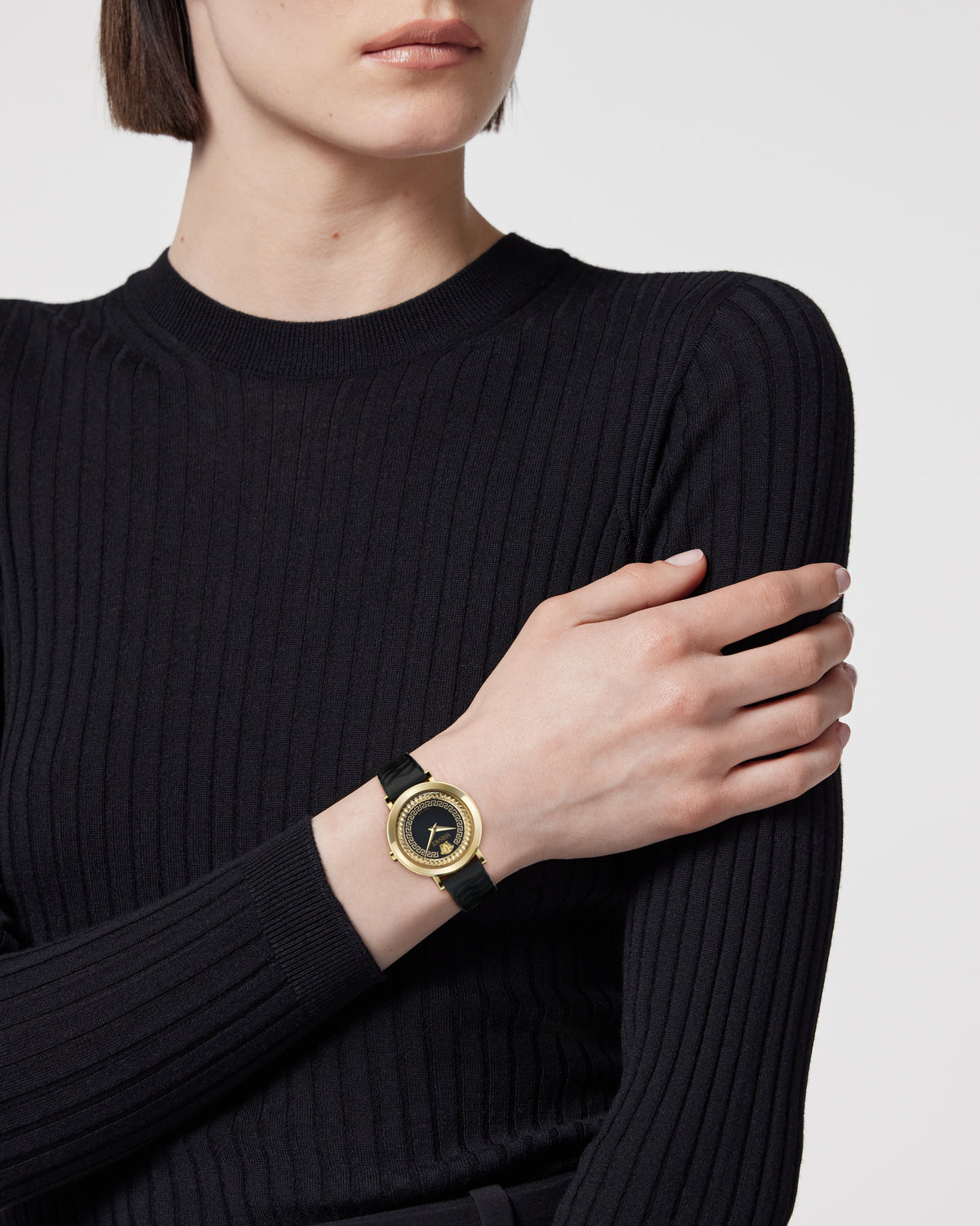 Versace Delphinus Black / Black