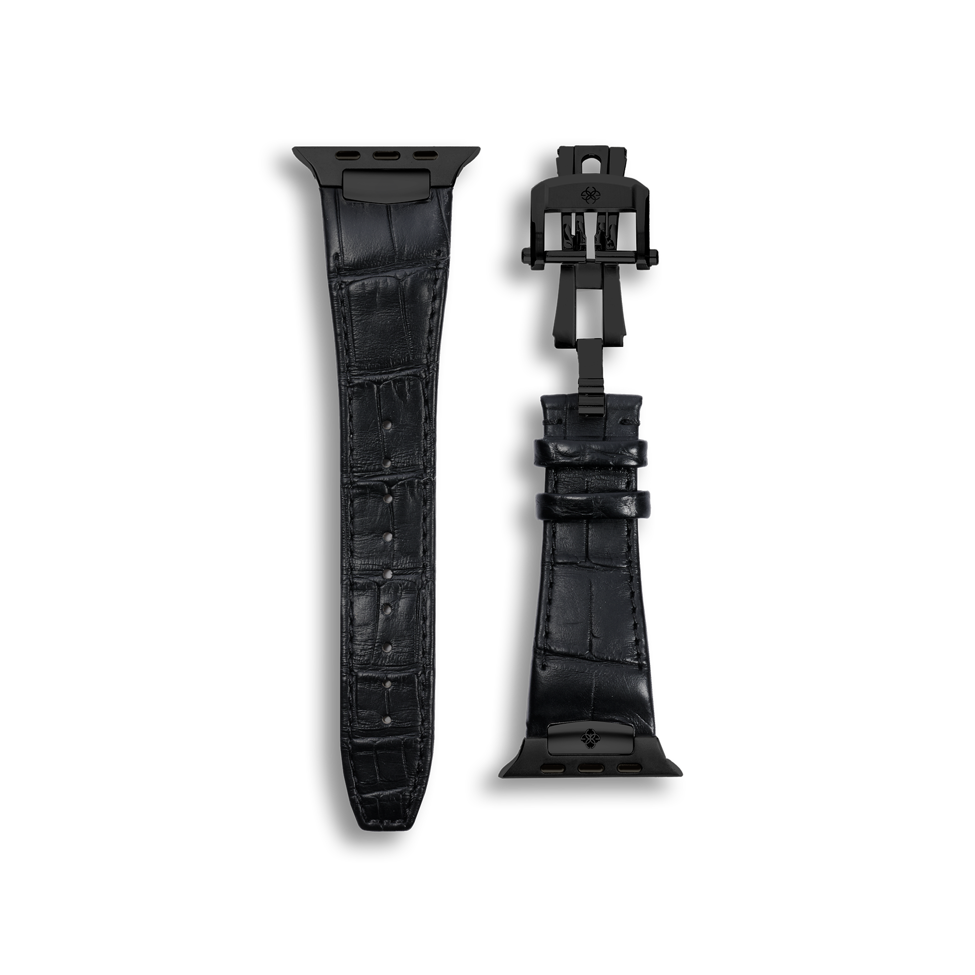 Apple Watch Strap / Alligator Leather - Black