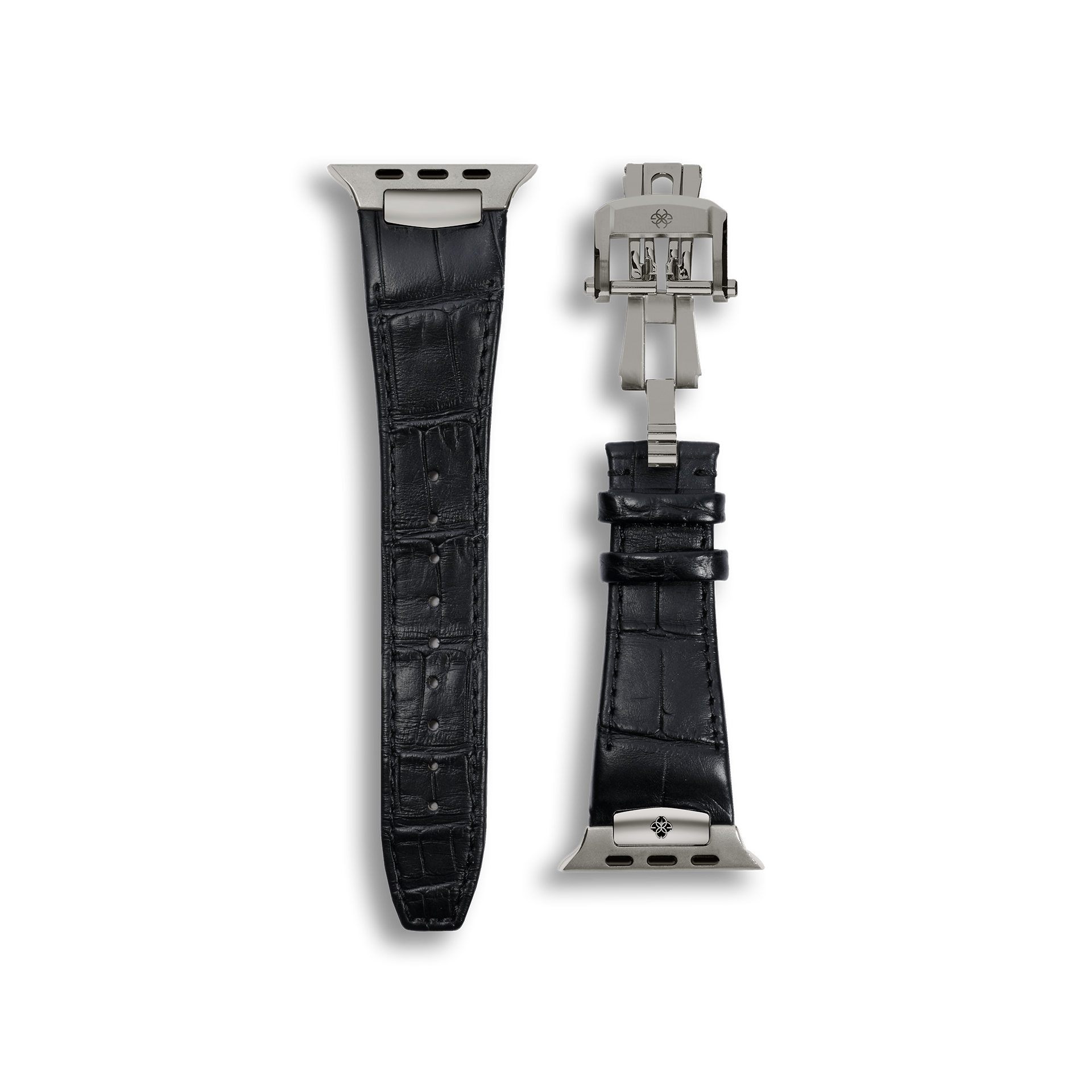 Apple Watch Strap / Alligator Leather - Black