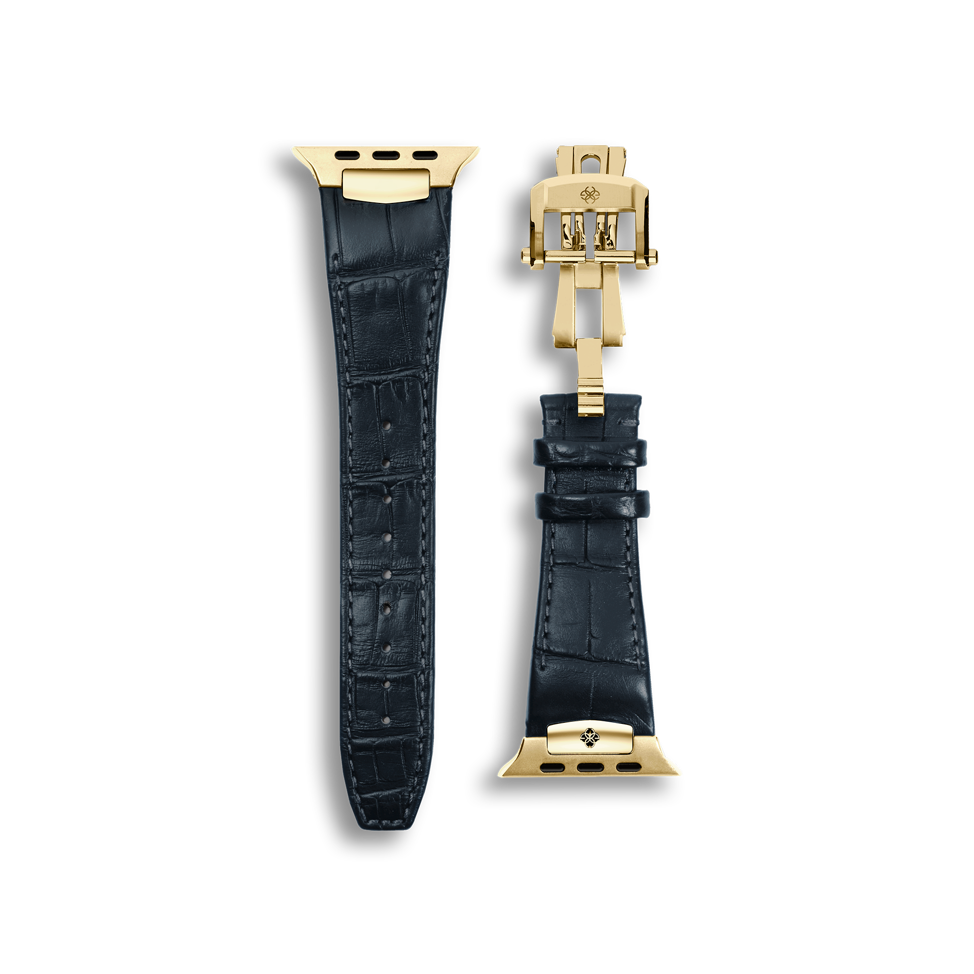 Apple Watch Strap / Alligator Leather - Navy
