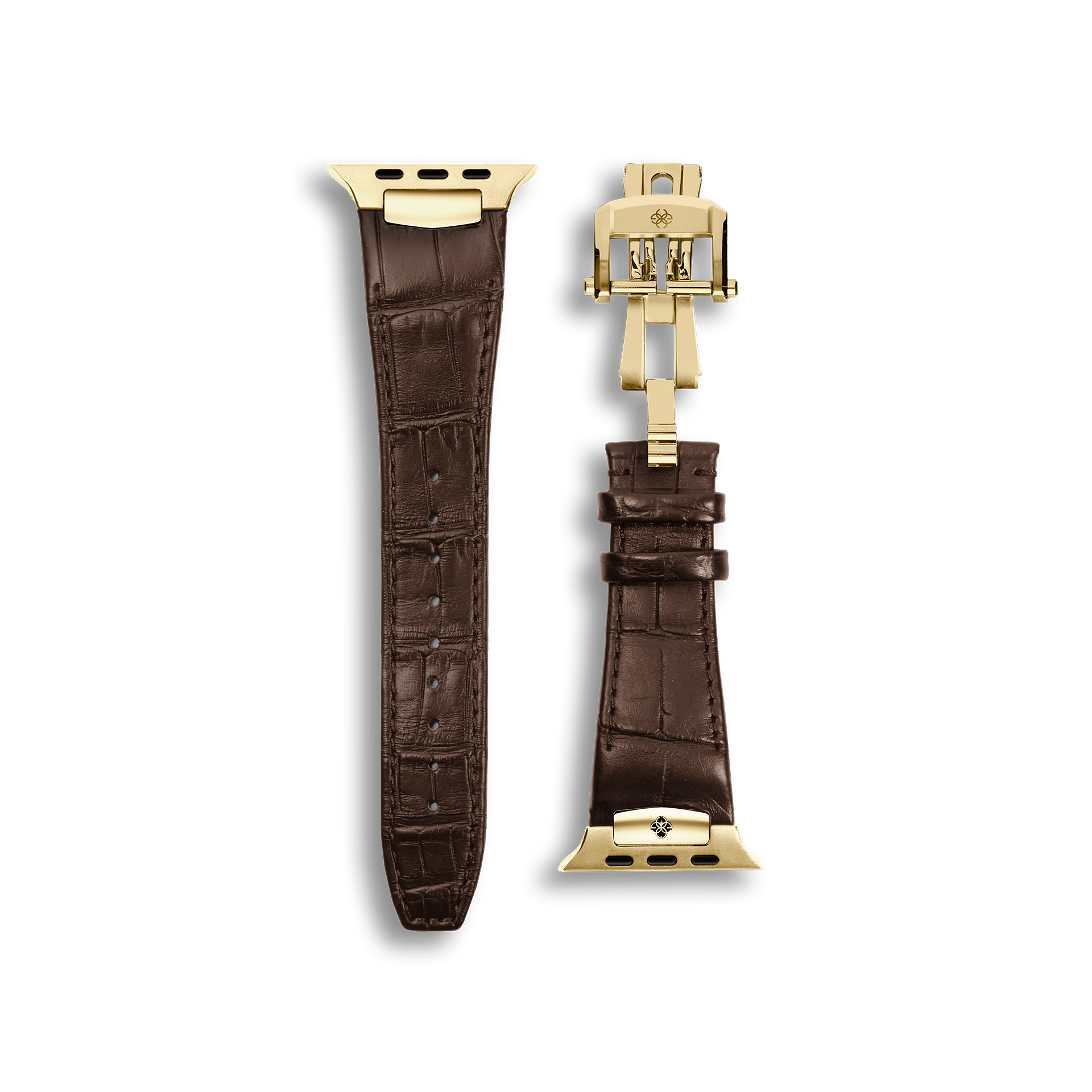Apple Watch Strap / Alligator Leather - Brown