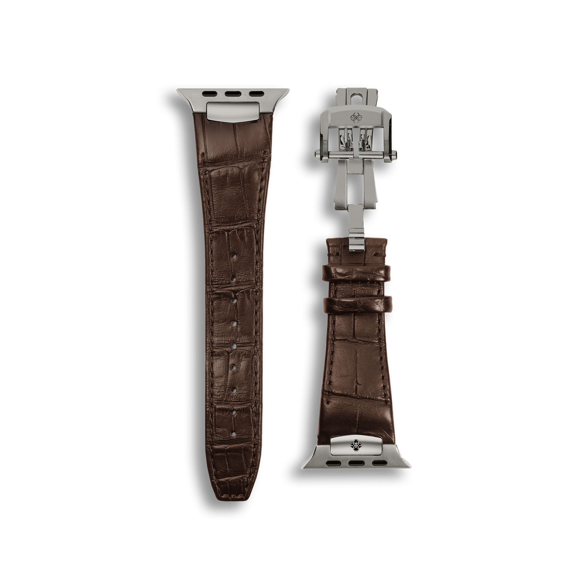 Apple Watch Strap / Alligator Leather - Brown
