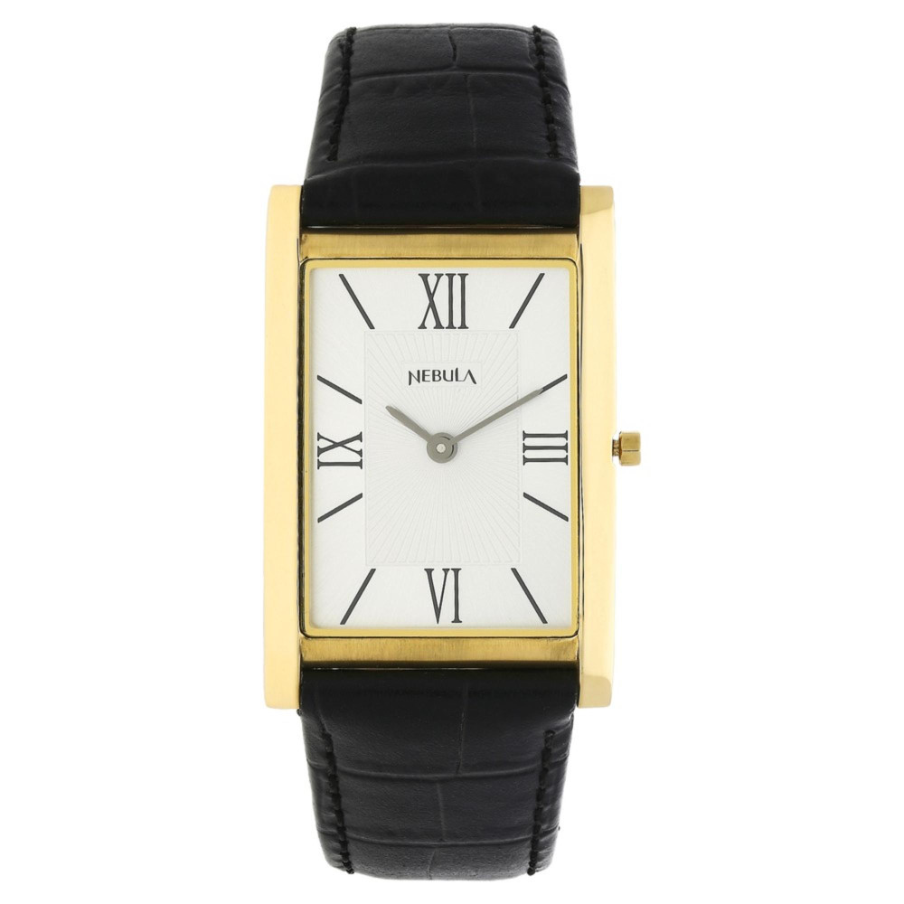 Titan Nebula Quartz Analog 18 Karat Solid Gold Watch for Men