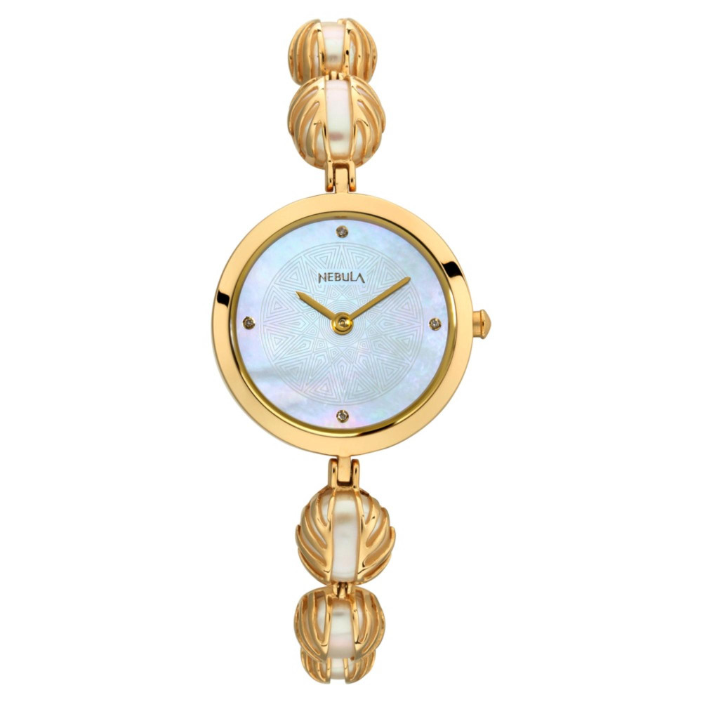 Titan Nebula Ashvi Quartz Analog 18 Karat Solid Gold Watch for Women