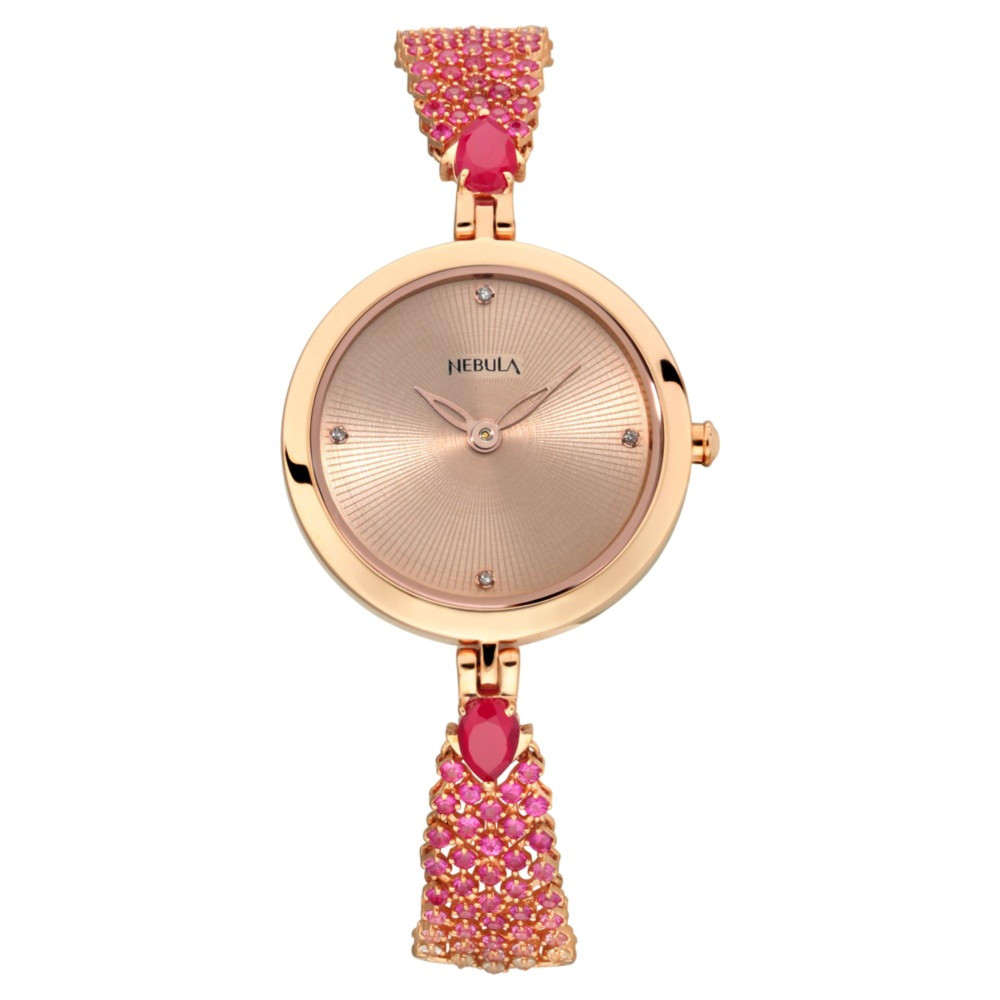 Titan Nebula Ashvi Quartz Analog 18 Karat Solid Gold Watch for Women