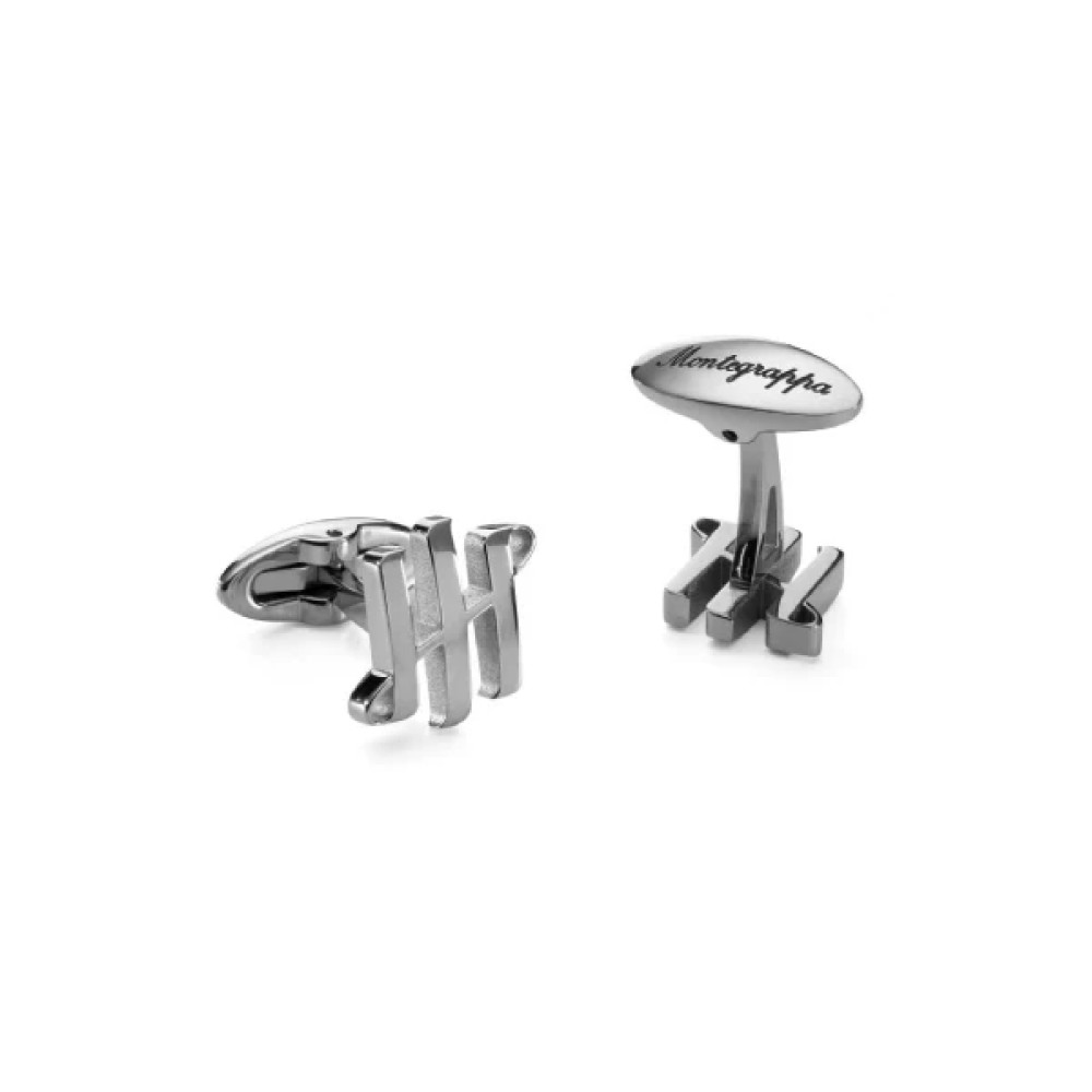Montegrappa Ambigram Cufflinks, Steel Montegrappa Ambigram Cufflinks, Steel