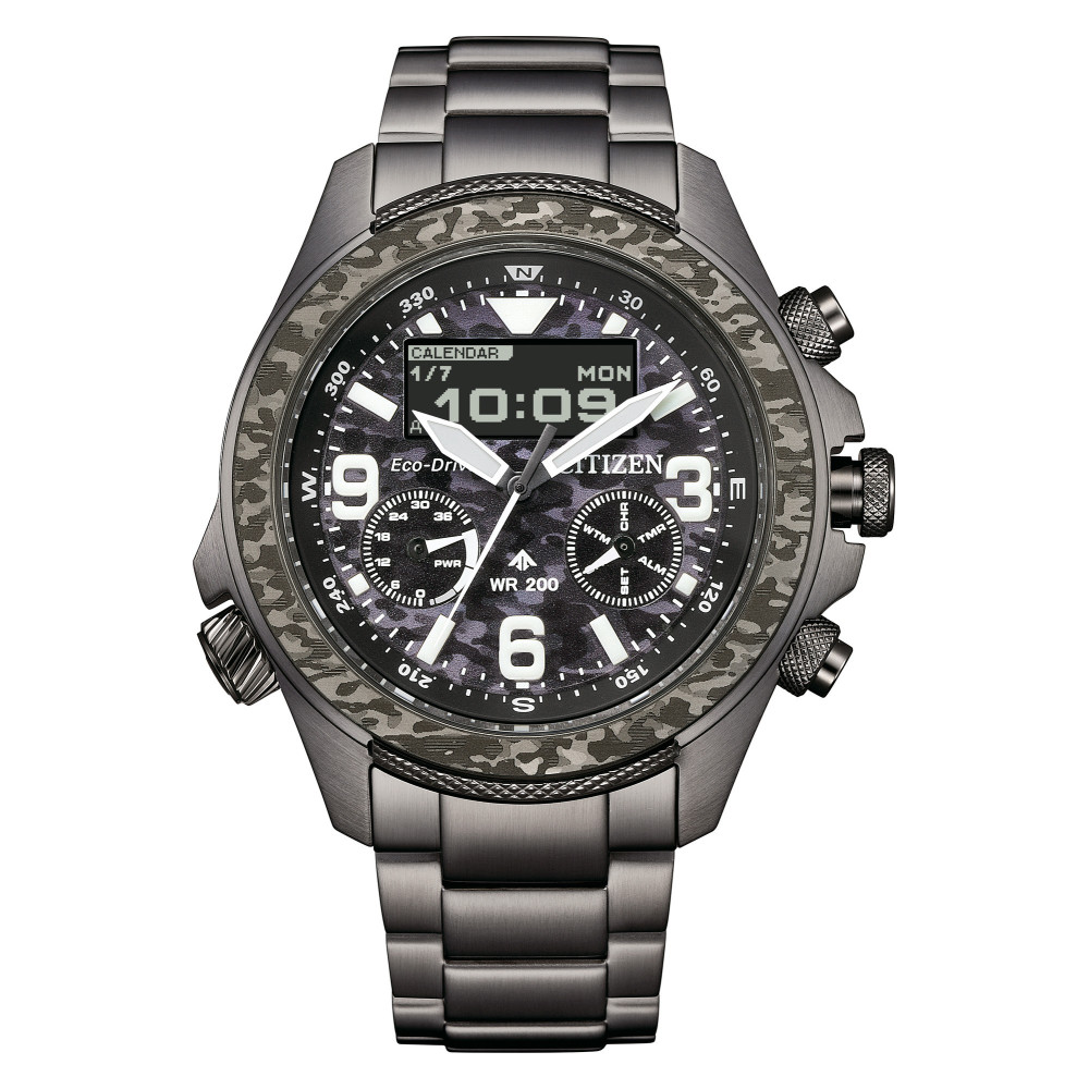 Promaster Land Eco-Drive Combination Watch