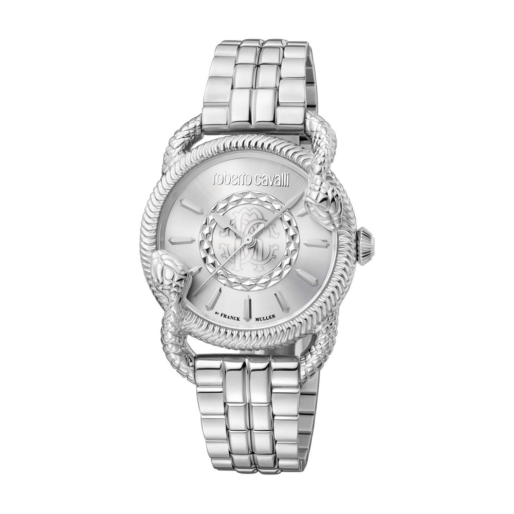 RC by FM Women Watch, Silver Color Case, Silver Dial, Stainless Steel Metal Bracelet,3 Hands, 5 ATM