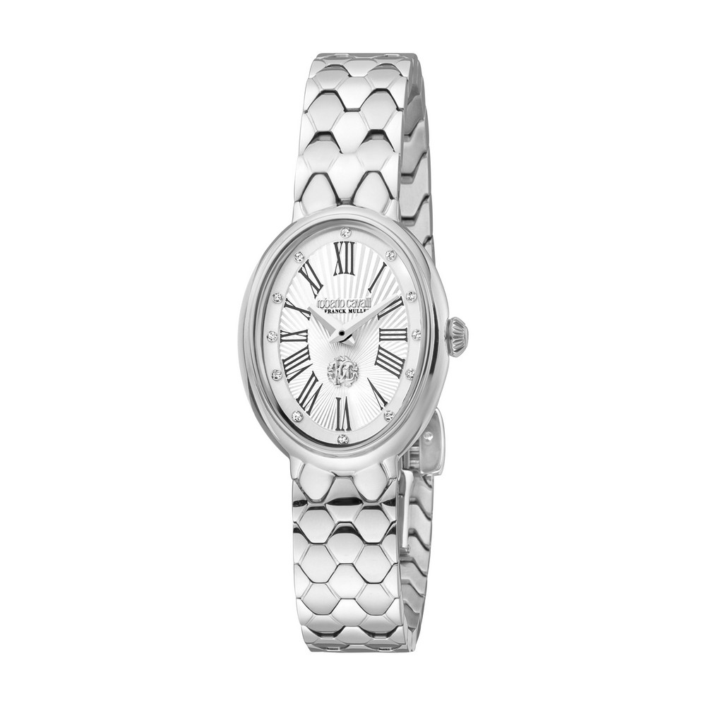 RC by FM Women Watch, Silver Color Case, Silver Dial, Stainless Steel Metal Bracelet, 2 Hands, 5 ATM