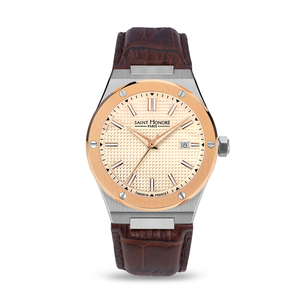 NEW HAUSSMAN GENTS STAINESS STEEL WATCH