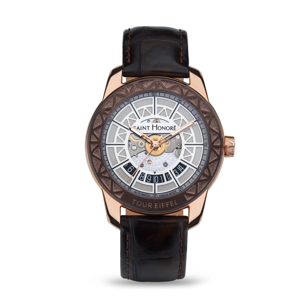 TOUR EIFFEL GENTS STAINESS STEEL WATCH