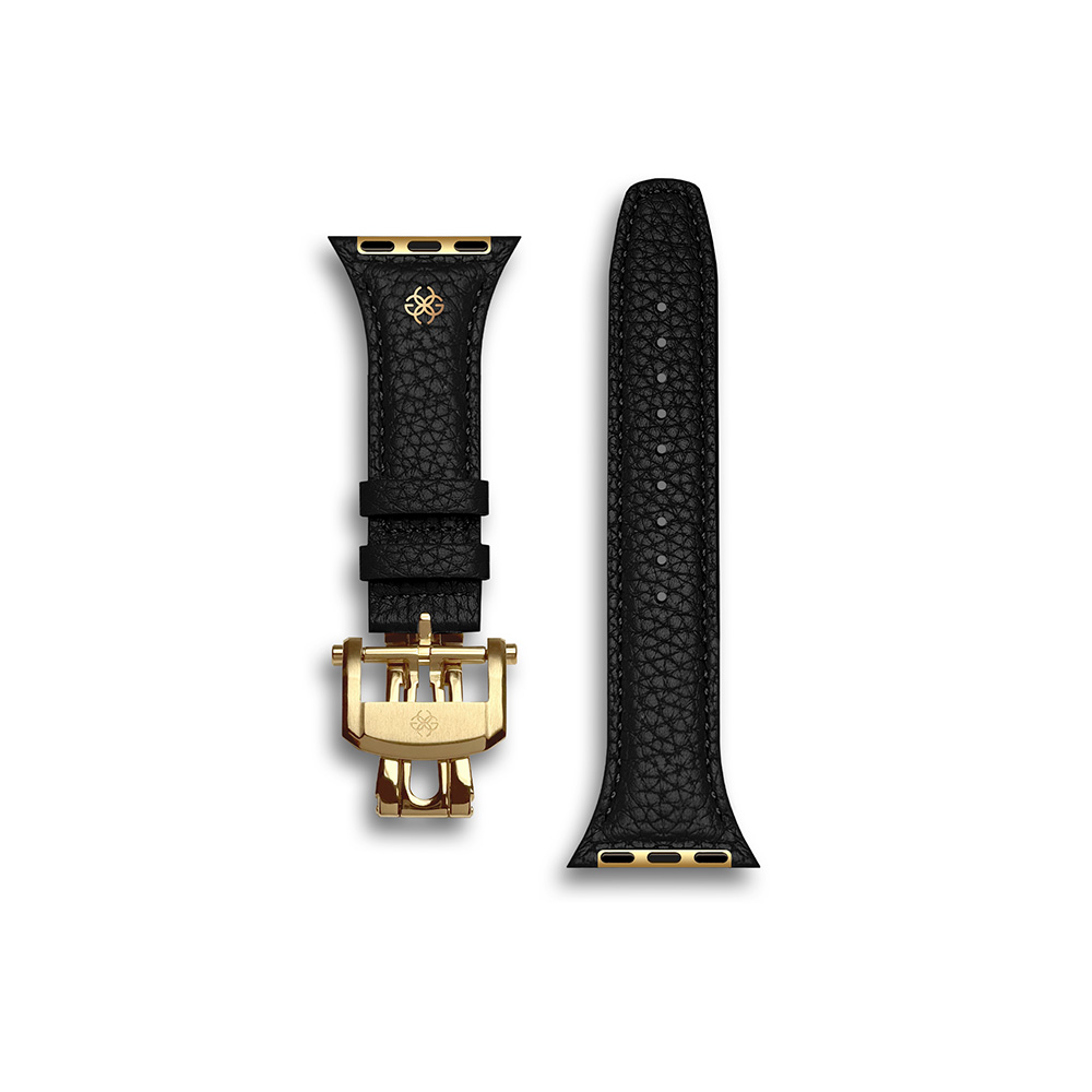 Apple Watch Strap / Full-Grain Leather - Black Apple Watch Strap / Full-Grain Leather - Black