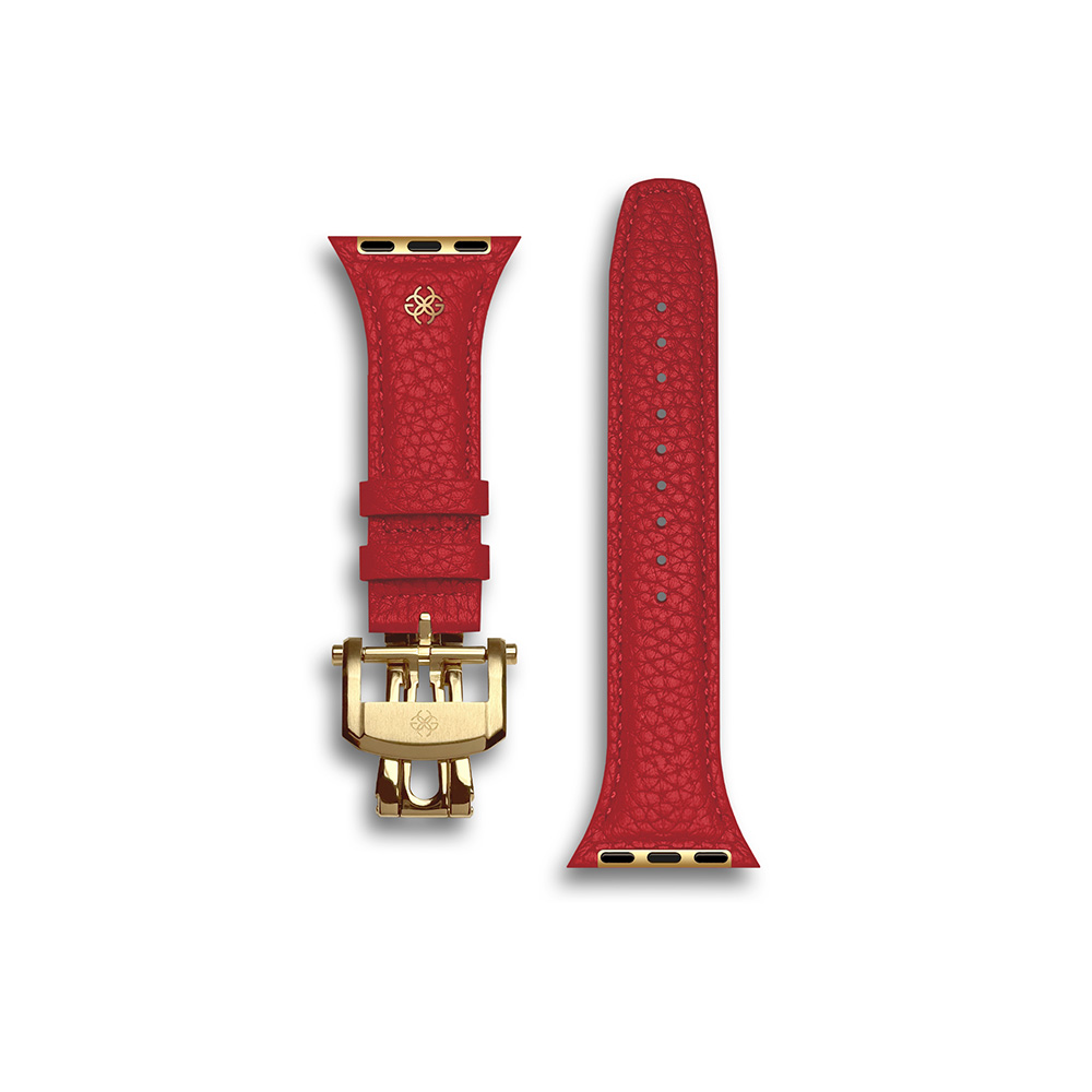 Apple Watch Strap / Full-Grain Leather - Cherry