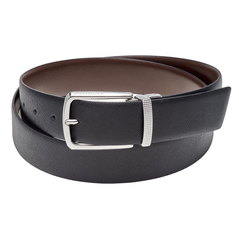 Paris belt reversible bicolor black brown