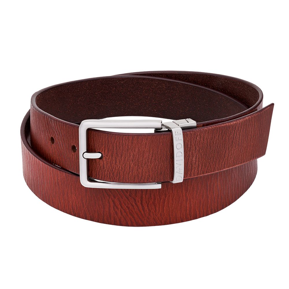 Essentials belt cognac leather vintage