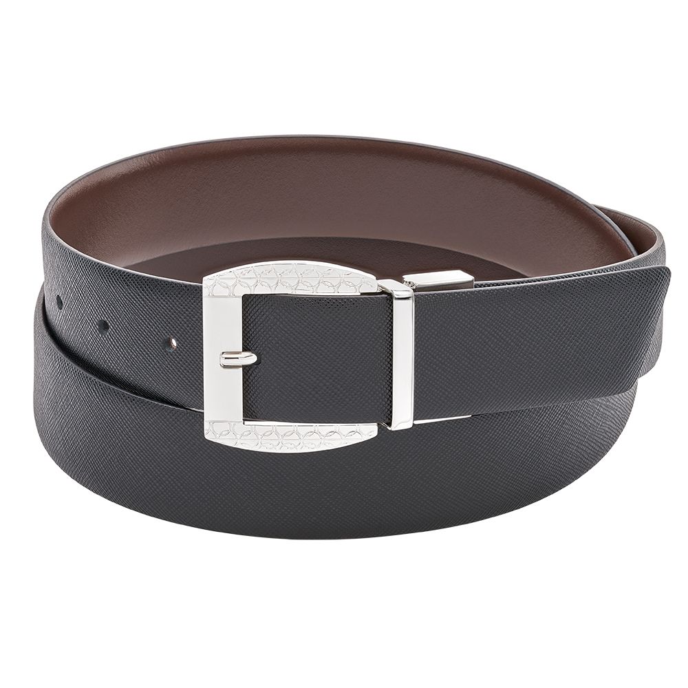 Icon belt reversible bicolor black brown