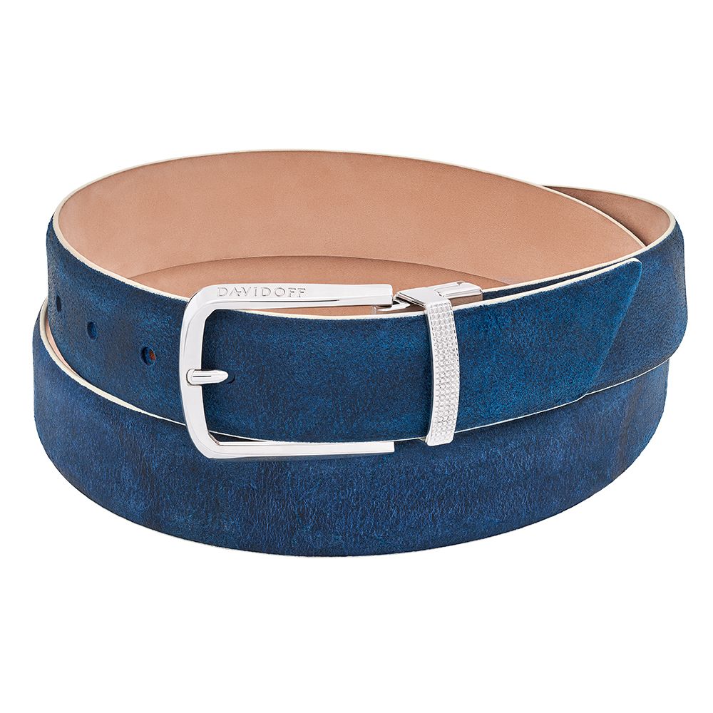 Paris belt blue leather vintage