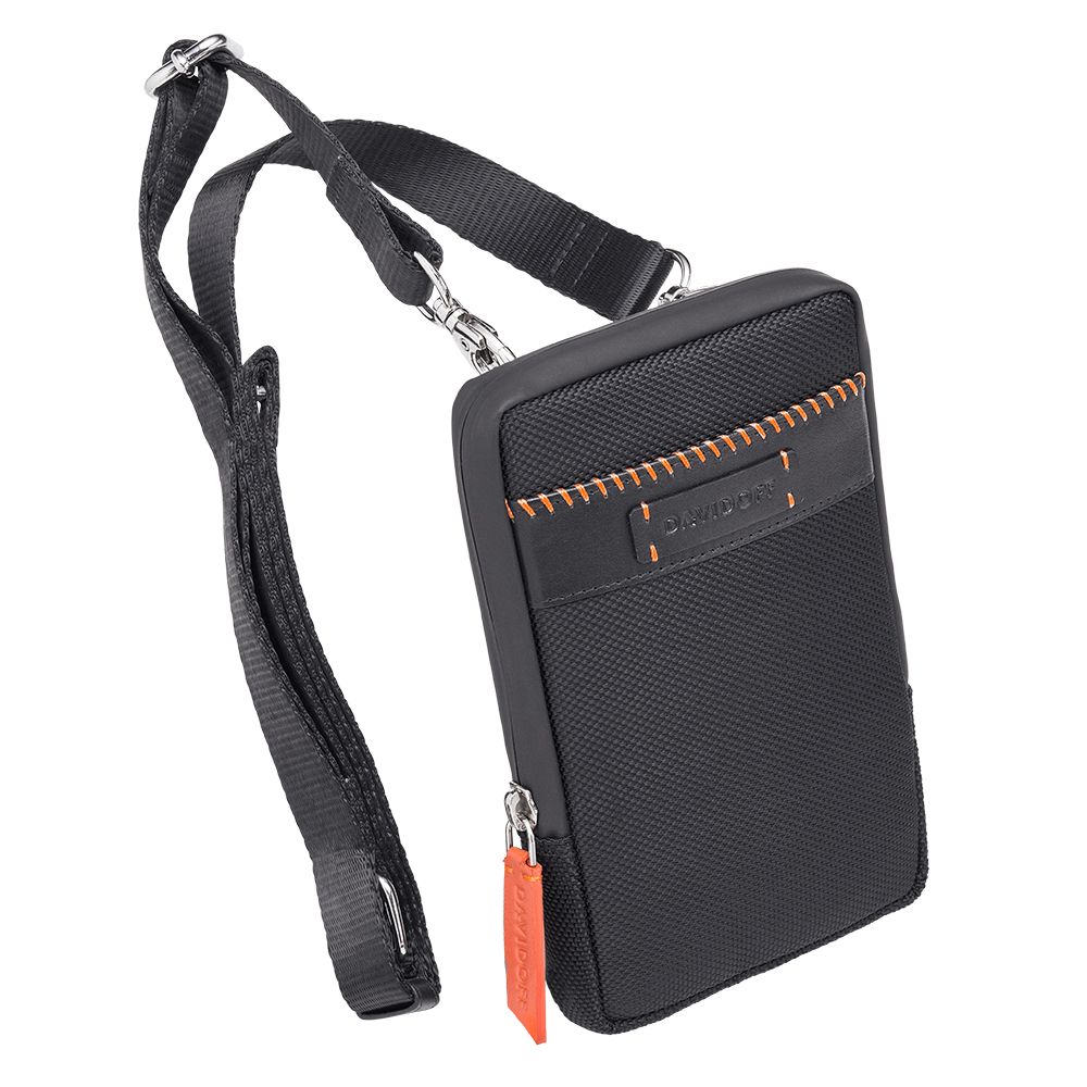 Home Run pouch bag black orange