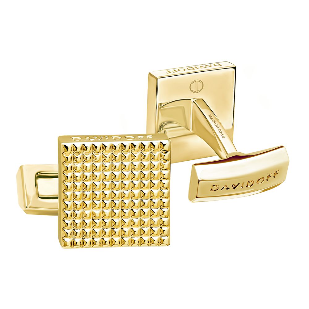 Paris cufflinks square gold