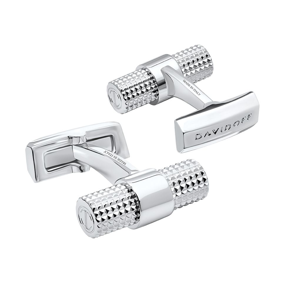 Paris cufflinks barrel silver