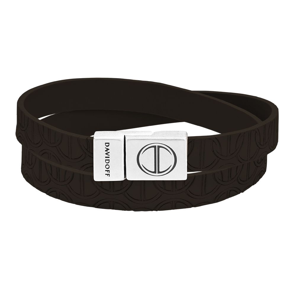 Icon bracelet brown leather