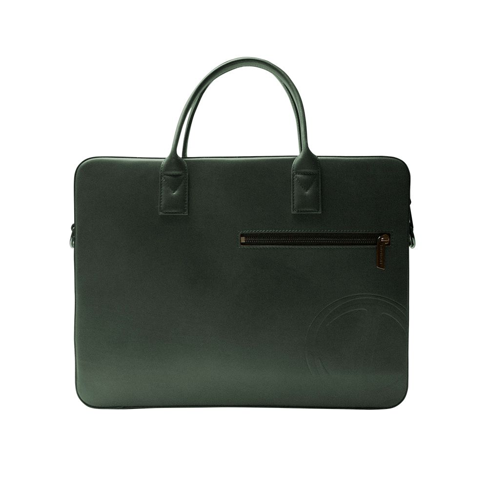 Icon briefcase 1 zip green