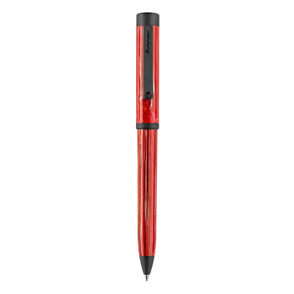 Zero Zodiac Aries Ballpoint Pen, Ultra Black IP Steel