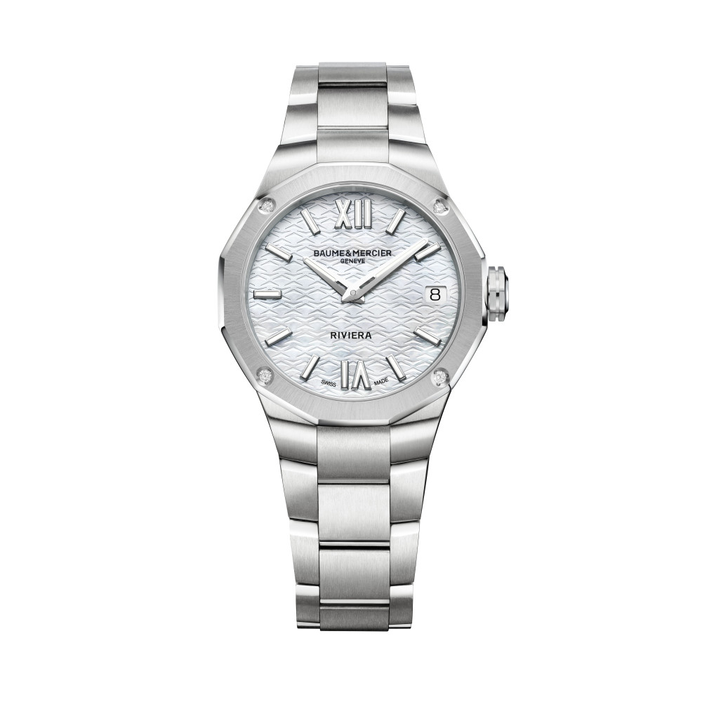 Riviera White MOP Dial Watch