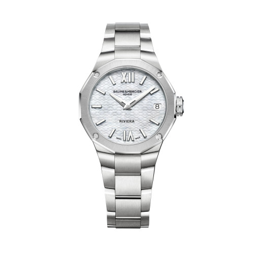 Riviera White MOP Dial Watch